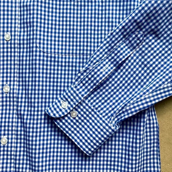 CLUB ROOM Men’s Check Button Down Shirt  32/33 - Picture 4 of 11